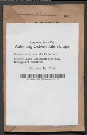 Erblasser: Wille, Elisabeth: