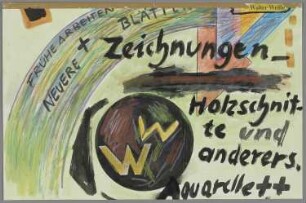 Walter Weiße - Zeichnungen - Holzschnitte und anderes (Fragment, unterer Teil)