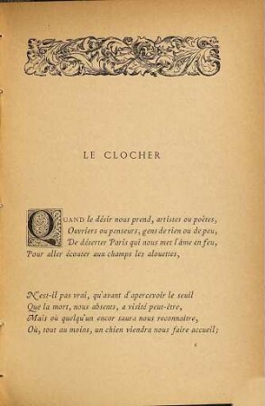 Le Clocher, poèmes de Rouergue