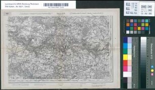Karte von Frankreich 1:80.000. Gruppe II: Meaux 49 D. [Kartographische Abtheilung der Königl. Preuss. Landes-Aufnahme]