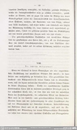 VIII. Der sächsische Gesetzentwurf