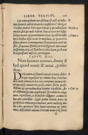 Caput XIII. Non faciatur animus ...