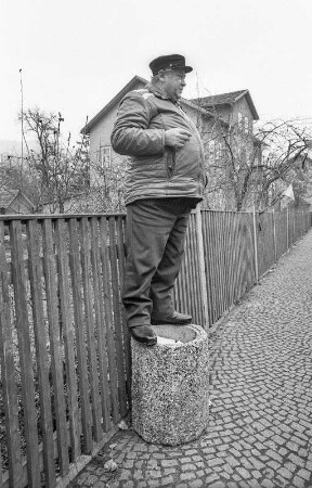 Wasungen, Landkreis Schmalkalden-Meiningen, Thüringen. 24.02.1990. Erster Kaneval nach der Wende