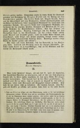 Frauenbriefe : II.