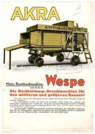Hochleistungs-Dreschmaschine