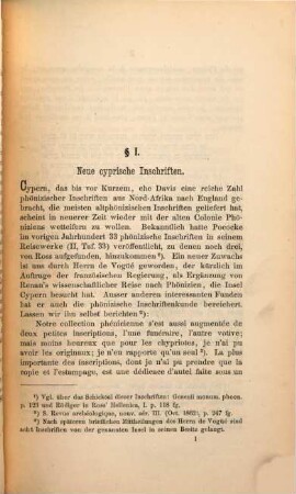 Phönizische Studien, 3. Neue syrische Inschriften u.a.
