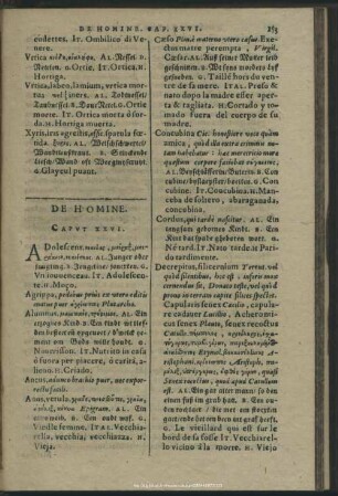 De Homine. Caput XXVI
