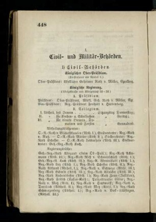 Civil- und Militär-Behörden