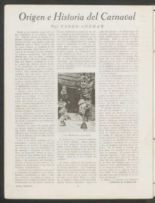 Origen e historia del carnaval