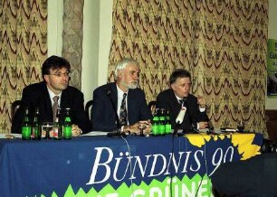 Freiburg im Breisgau: Pressekonferenz mit Fritz Kuhn und Dieter Salomon