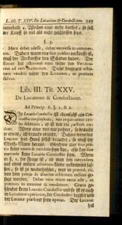 Tit. XXV. De Locatione & Conductione.