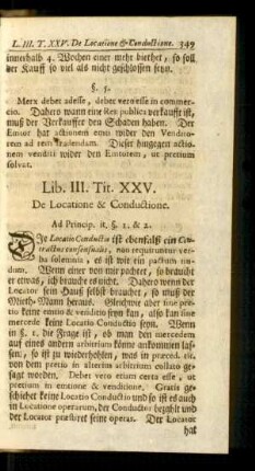 Tit. XXV. De Locatione & Conductione.