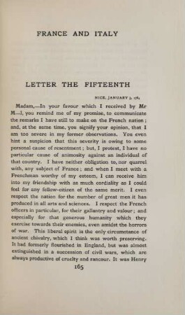 Letter the fifteenth