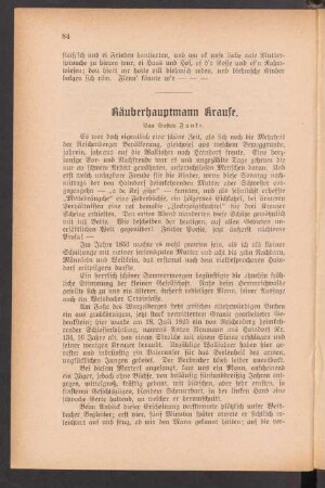 Räuberhauptmann Krause