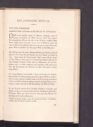 Die jüdische Mystik