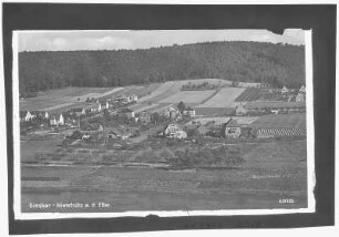 Diesbar-Nieschütz. Blick auf Diesbar-Nieschütz