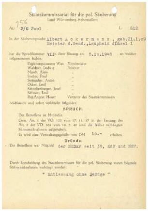 Ackermann, Albert