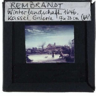 Rembrandt, Winterlandschaft (Kassel GK 241)