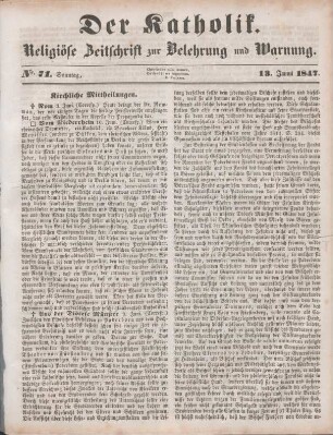 289-292 Kirchliche Mittheilungen
