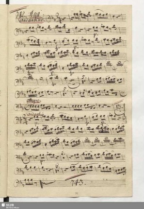 742. Aria: Belle luci vezzosette / Naumann, J.G.
