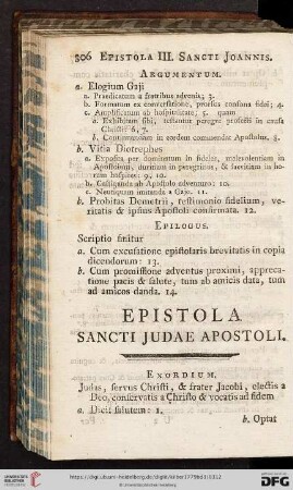 Epistoa Sancti Judae Apostoli
