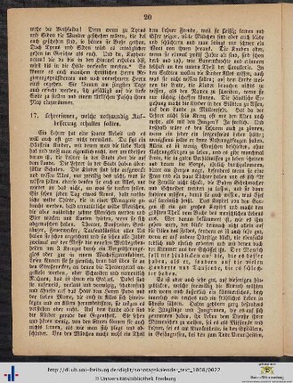 17. Lehrerinnen, welche nothwendig Auf besserung erhalten sollten.