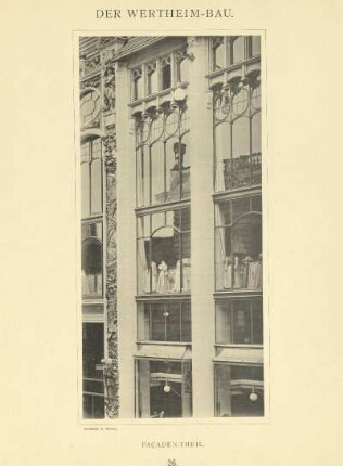 Tafel: 25. Pfeiler im Teppichraum. Bildhauer H. Giesecke