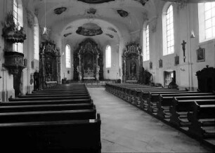 Ettenheimmünster: Innenraum der Wallfahrtskirche St. Landolin