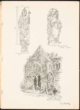 Skizzenheft WS 1902/1903: Skizzen aus Magdeburg: Perspektivische Ansichten