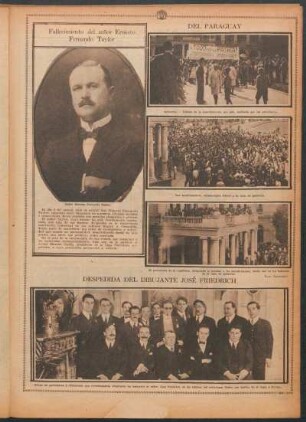 Fallecimiento del señor Ernesto Fernando Taylor