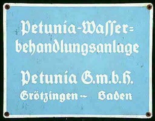 Petunia-Wasserbehandlungsanlage