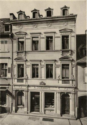 Josef Durm - Sammlung ausgeführter Bauten. Wohnhaus von Hofbader Adolf Schmidt, Zirkel 29