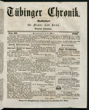 373-392, 15. Mai (Nro. 93) - 22. Mai (Nro. 97)