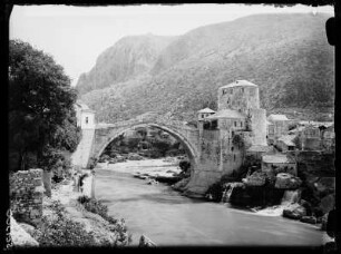 Mostar, Römerbrücke von West