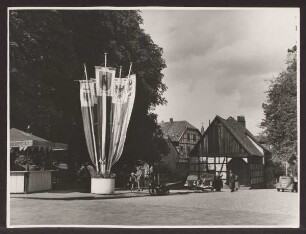 Mittelmühle zur 75 Jahrfeier Hermannsdenkmal. Detmold. Ameide. Papierabzug