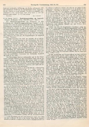 433-437 [Rezension] Noth, Martin, Überlieferungsgeschichte des Pentateuch