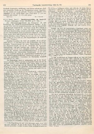 433-437 [Rezension] Noth, Martin, Überlieferungsgeschichte des Pentateuch