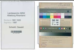 Entnazifizierung Oswald Scheidt , geb. 07.11.1894 (Einkaeufer)