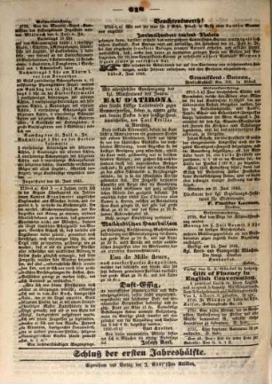 Bayerische Landbötin. 1849, 1 = Jg. 20