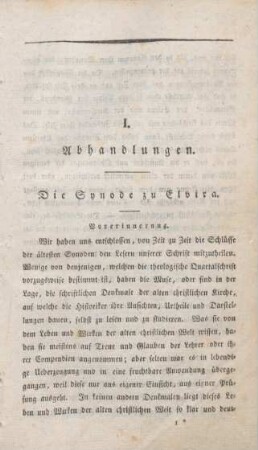 1-44 Die Synode von zu Elvira