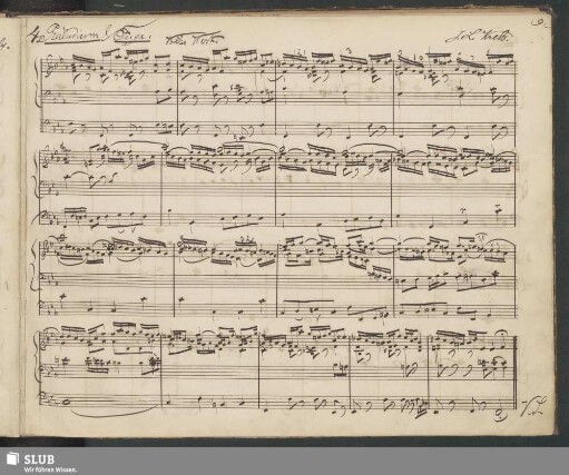 4. Krebs, Johann Ludwig: Präludium & Fuga