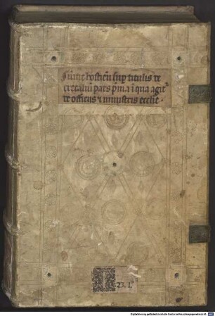 Jncipit su[m]ma super titulis decretaliu[m], 1. Sup[er] pr[im]o d[e]cretaliu[m]