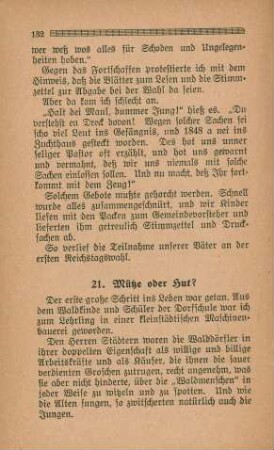 21. Mütze oder Hut?