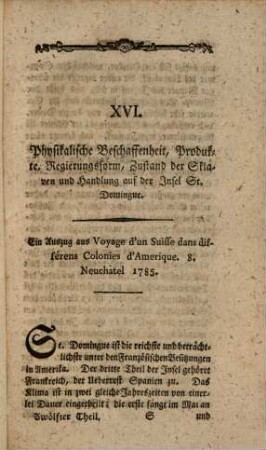 Auswahl kleiner Reisebeschreibungen und anderer statistischen und geographischen Nachrichten. 12. 1790