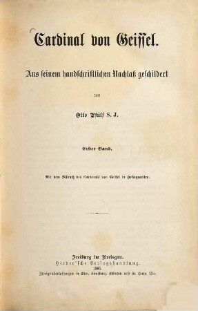 Cardinal von Geissel, 1