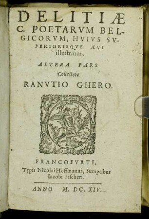 2: Delitiae C. Poetarum Belgicorum, Huius Superiorisque Aevi illustrium. 2