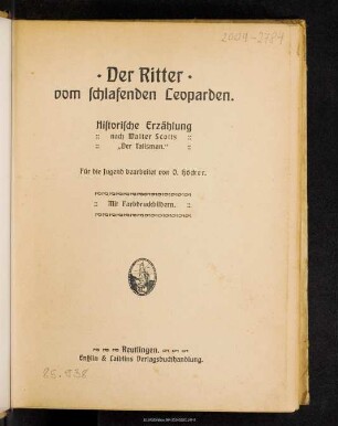 Der Ritter vom schlafenden Leoparden