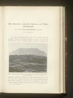 Die dänische arktische Station auf Disko(Grönland).