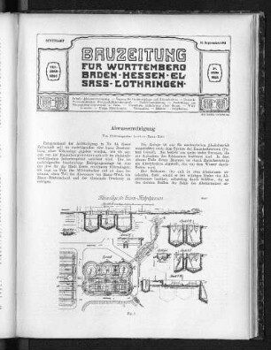 Abwasserreinigung