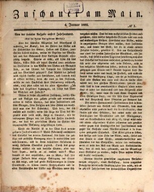 Der Zuschauer am Main : Zeitschrift für Politik und Geschichte. 2, 2. 1832